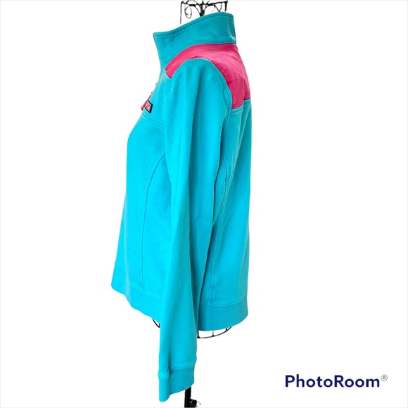 Vineyard Vines Shep 1/4 Zip Mock Neck Pullover Color Block with Logo Size M - Picture 6 of 13